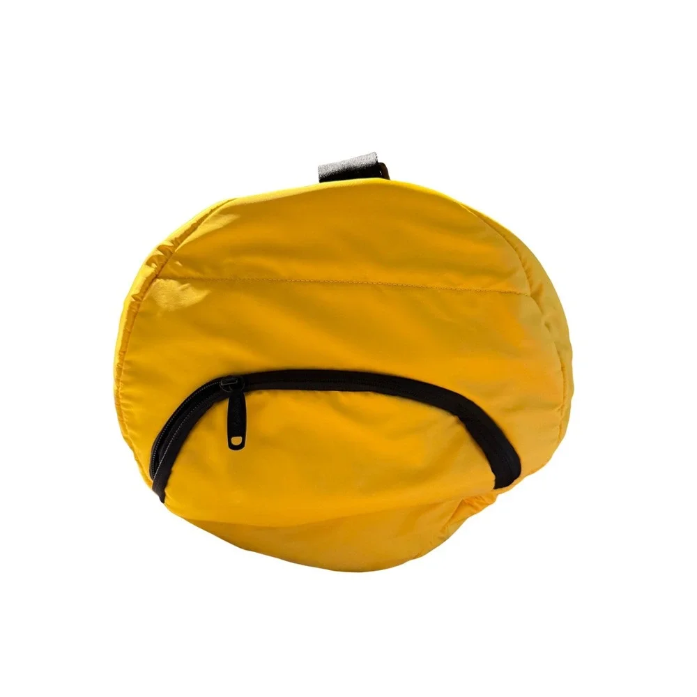 Cookies Smell Proof Duffle Bag Yellow Quilted Nylon Travel Gym Bag New